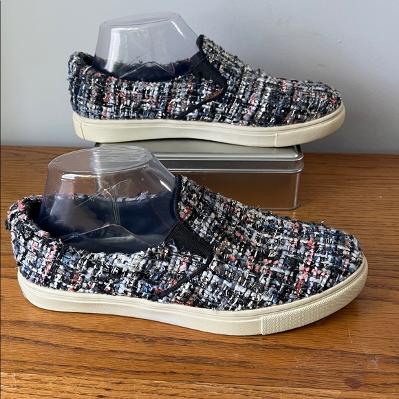 Steve Madden Eccentric Tweed Slip On Sneaker Size 8.5 - Picture 3 of 12